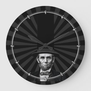 Abraham Lincoln presidents- modepåstående Stor Klocka
