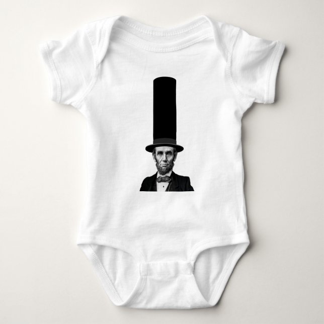 Abraham Lincoln presidents- modepåstående Tee Shirt (Framsida)