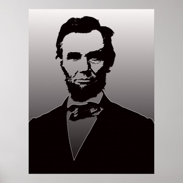 Abraham Lincoln Print Poster (Framsidan)