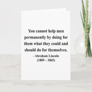 Abraham Lincoln Quote 4a Kort