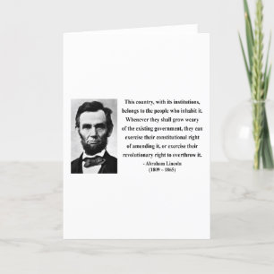 Abraham Lincoln Quote 9b Kort