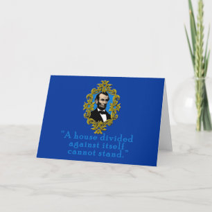 Abraham Lincoln Quote A House Divided Kort