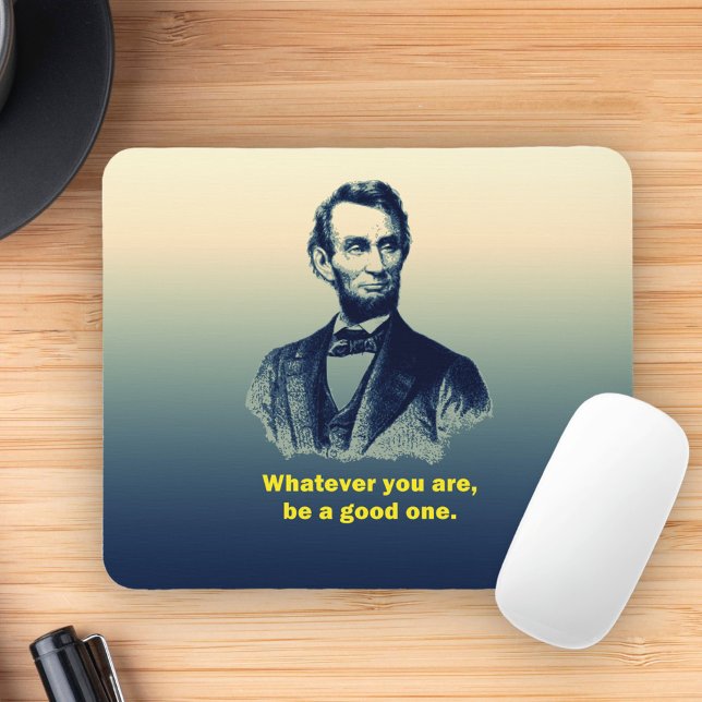 Abraham Lincoln Quote Musmatta (Skapare uppladdad)