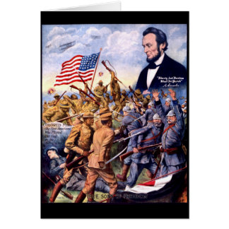 Abraham Lincoln riktiga Sons av frihet Hälsningskort
