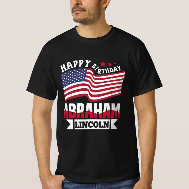 Abraham Lincoln Shirt T (Framsida)
