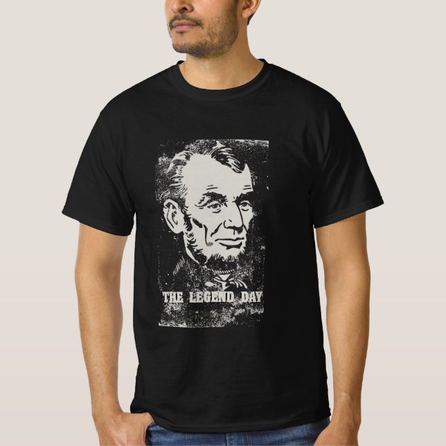 Abraham Lincoln Shirt T Shirt (Framsida)