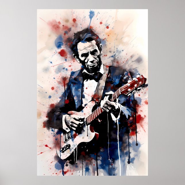 Abraham Lincoln Shredding Poster (Framsidan)