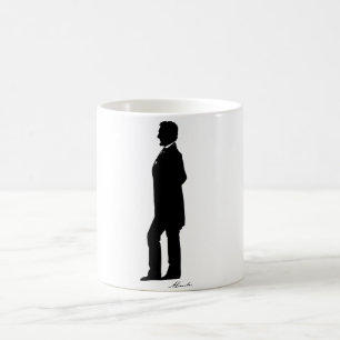 Abraham Lincoln Silhouette Kaffemugg