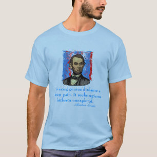 Abraham Lincoln snillecitationstecken T-shirt