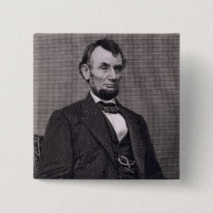 Abraham Lincoln som inristas från en fotografera Knapp