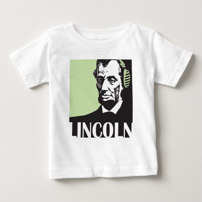 Abraham Lincoln som lyssnar till musik Tröja (Framsida)