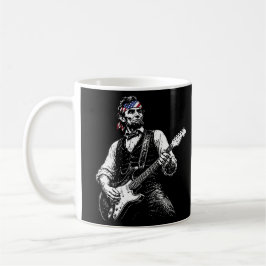 Abraham Lincoln spelar gitarr Kaffemugg