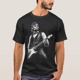 Abraham Lincoln spelar gitarr T Shirt