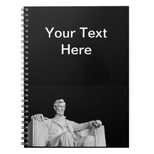 Abraham Lincoln Spiral Notebook Anteckningsbok Med Spiral