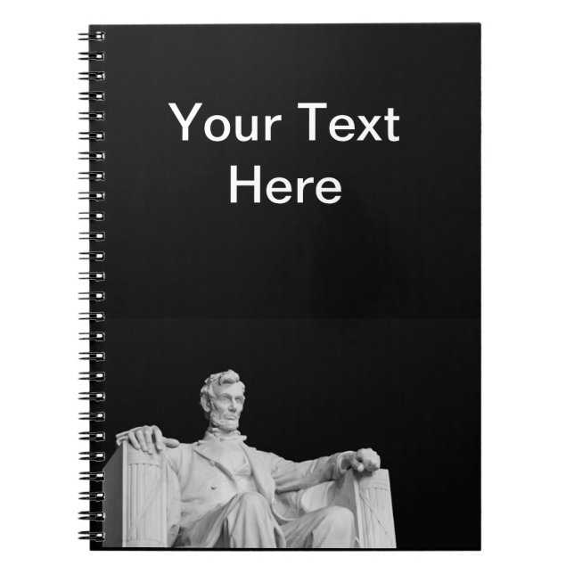 Abraham Lincoln Spiral Notebook Anteckningsbok Med Spiral (Framsidan)