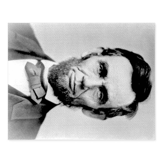 Abraham Lincoln Stämpel (Tryck)