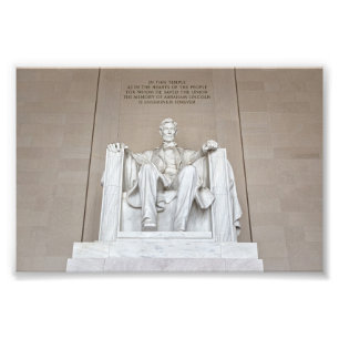 Abraham Lincoln Statue Fototryck