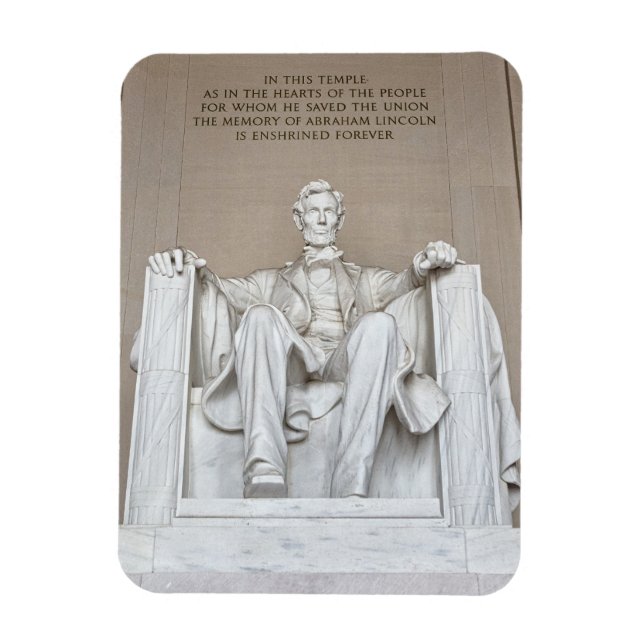 Abraham Lincoln Statue Magnet (Vertikal)