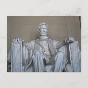 Abraham Lincoln statue Vykort