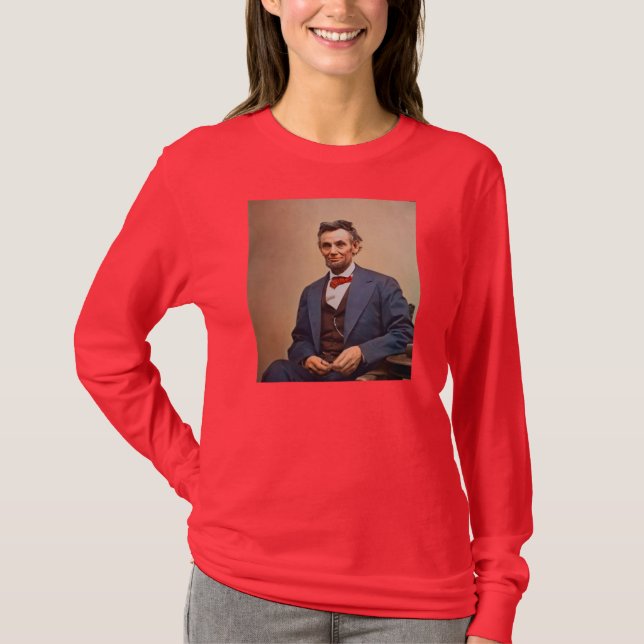 Abraham Lincoln T Shirt (Framsida)