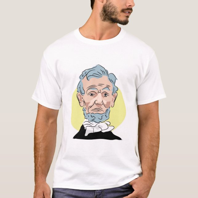 Abraham Lincoln T Shirt (Framsida)