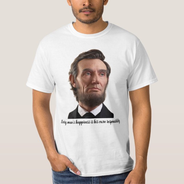 Abraham Lincoln T-shirt (Framsida)