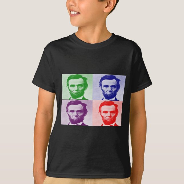 Abraham Lincoln T-tröja & gåvor Tee (Framsida)