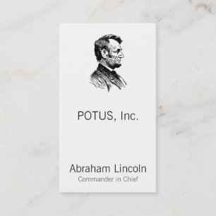 Abraham Lincoln Tidsbeställning Kort