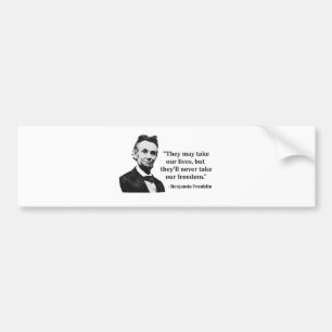 Abraham Lincoln trollcitationstecken Bildekal