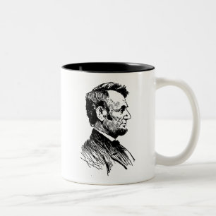 Abraham Lincoln Två-Tonad Mugg
