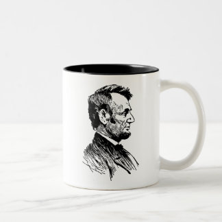 Abraham Lincoln Två-Tonad Mugg