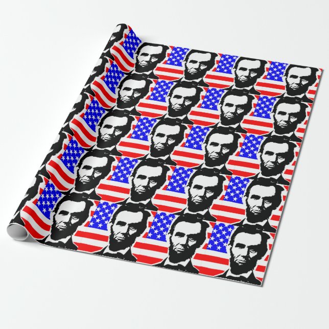 ABRAHAM LINCOLN-UNION PRESENTPAPPER (Utrullad)