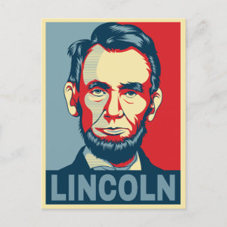Abraham Lincoln USA:s president Hope Stil Vykort