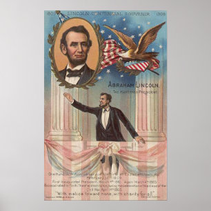 Abraham Lincoln Vintage affisch
