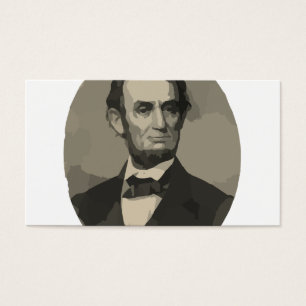 abraham lincoln visitkort