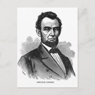 Abraham Lincoln Vykort