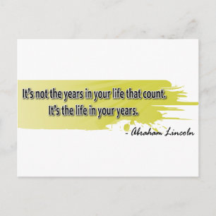 Abraham Lincoln Vykort