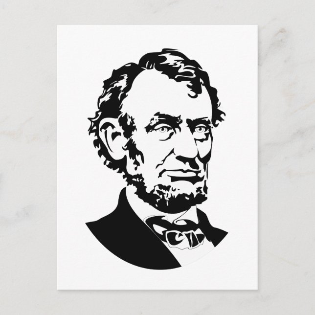 Abraham Lincoln Vykort (Framsida)