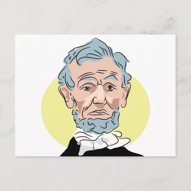 Abraham Lincoln Vykort (Framsida)