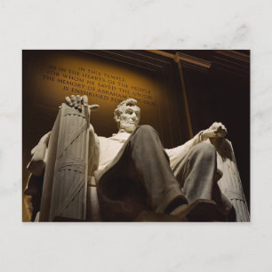 abraham lincoln vykort