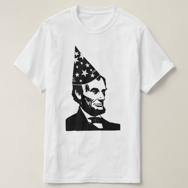 Abraham Lincoln's Birthday T Shirt (Design framsida)