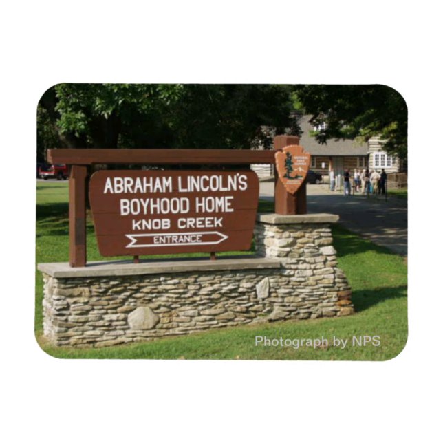 Abraham Lincoln's Boyown Magnet (Horisontell)