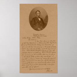 Abraham Lincolns Brev till Bixby Poster