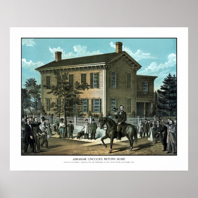 Abraham Lincolns hem Poster (Framsidan)