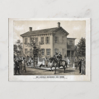 Abraham Lincolns hem Vykort