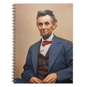 Abraham Lincolon Anteckningsbok Med Spiral