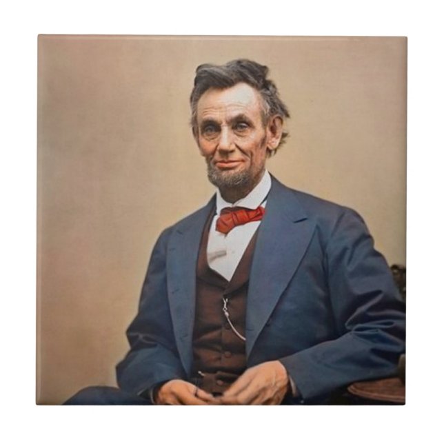 Abraham Lincolon Kakelplatta (Framsidan)