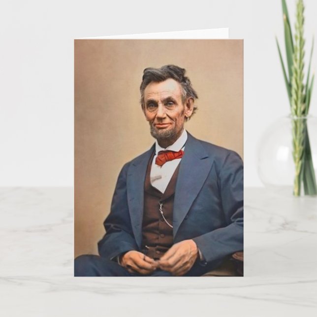 Abraham Lincolon Kort (Framsida)