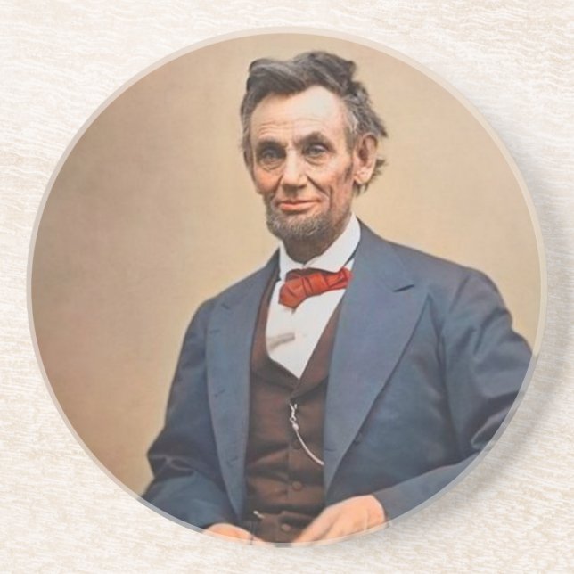 Abraham Lincolon Underlägg Sandsten (Framsidan)