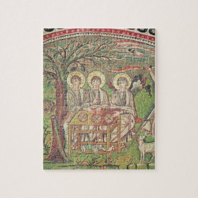 Abraham med änglar (mosaiken) pussel (Vertikal)